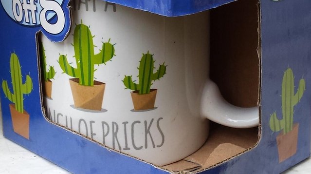 Image 12 of Quirky Cactus Mug for a Cactus Grower/Gardener!