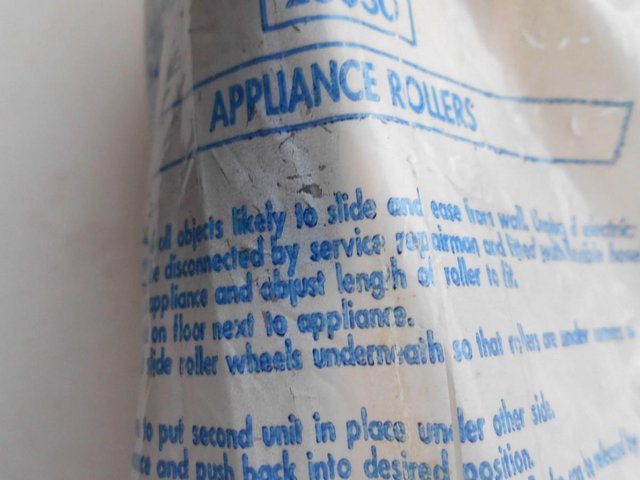 Image 2 of appliance rollers washing machine ect