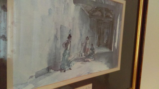 Image 2 of Sir William Russell Flint 4 x framed prints will separate