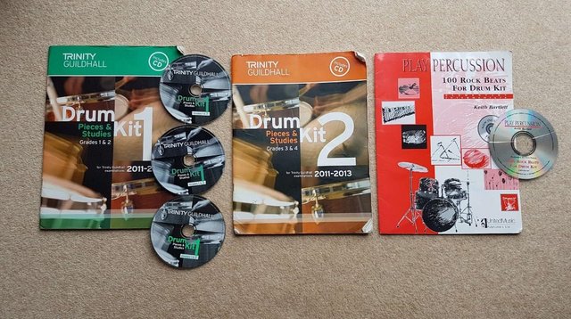 Image 2 of Drum Kit Music Books with CD's