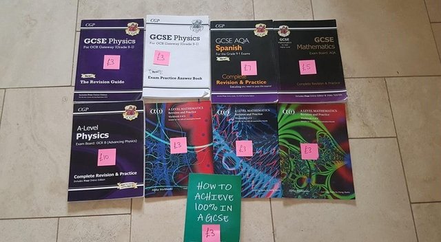 Preview of the first image of GCSE and A Level Revision and Practice Books.