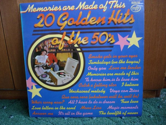 Preview of the first image of MEMORIES ARE MADE OF THIS HITS OF THE 50'S LP.