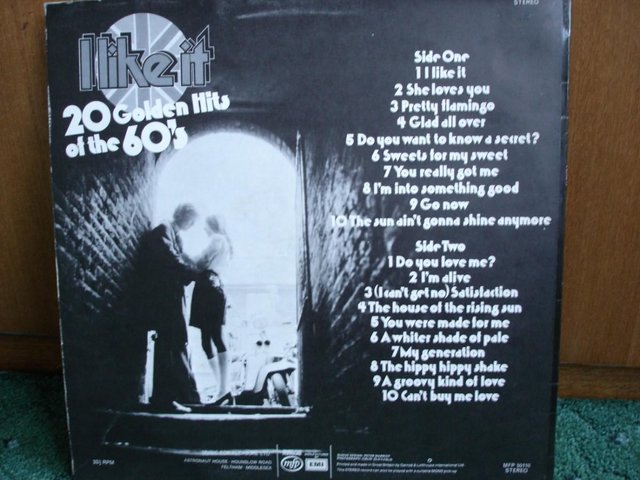 Image 2 of I LIKE IT 20 GOLDEN HITS OF THE 60'S LP