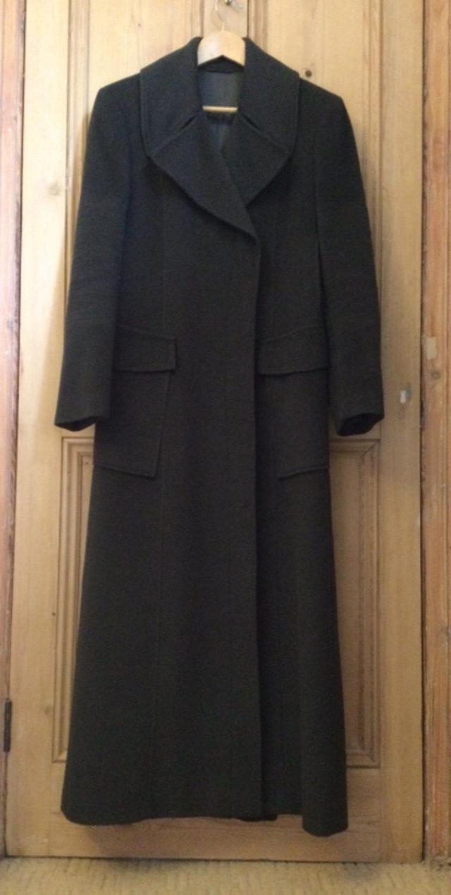 Image 2 of YELL CALW Nobiliana Wool/Angora Ankle Length Coat sz8