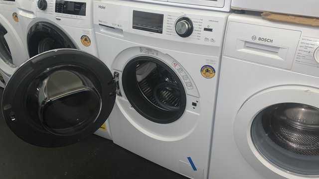 Image 2 of HAIER 8KG WHITE WASHER-1400RPM-AUTO WEIGHT-DIRECT MOTION