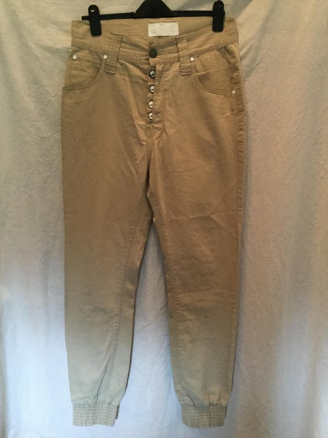 Image 3 of Vintage HUMOR Arch Leg Camel/Beige Chino jeans
