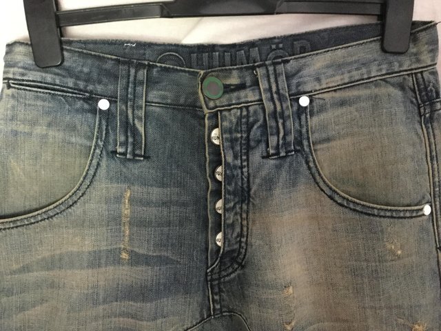 Image 2 of Humor ‘Santiago’ style distressed jeans