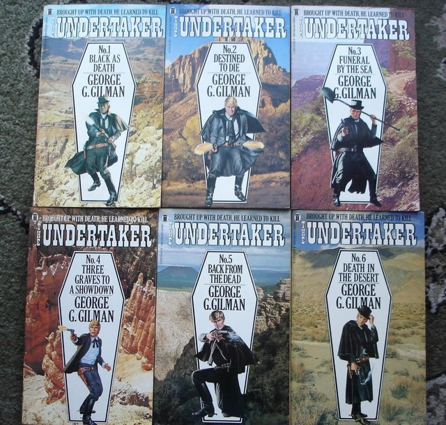 Preview of the first image of COMPLETE SET OF RARE PAPERBACK WESTERNS.
