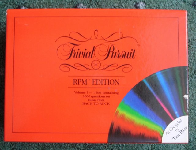 Preview of the first image of TRIVIAL PURSUIT MUSIC EDITION; CARDS ONLY.