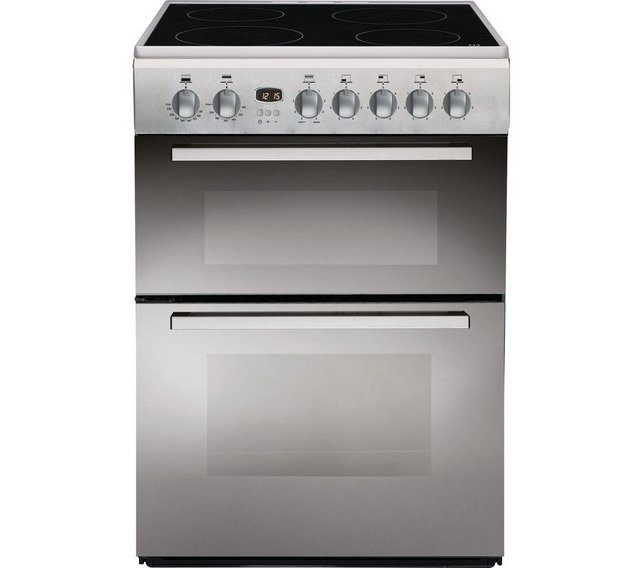 Preview of the first image of INDESIT 60CM DOUBLE OVEN ELECTRIC COOKER-CERAMIC HOB-S/S-NEW.