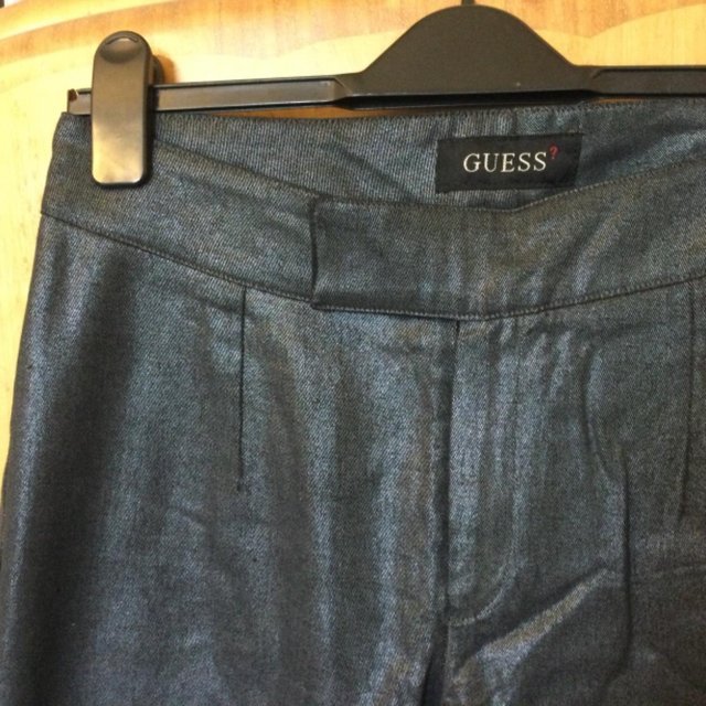 Image 5 of GUESS Vintage Metallic Jean Trousers, Flares, W32 L30.5