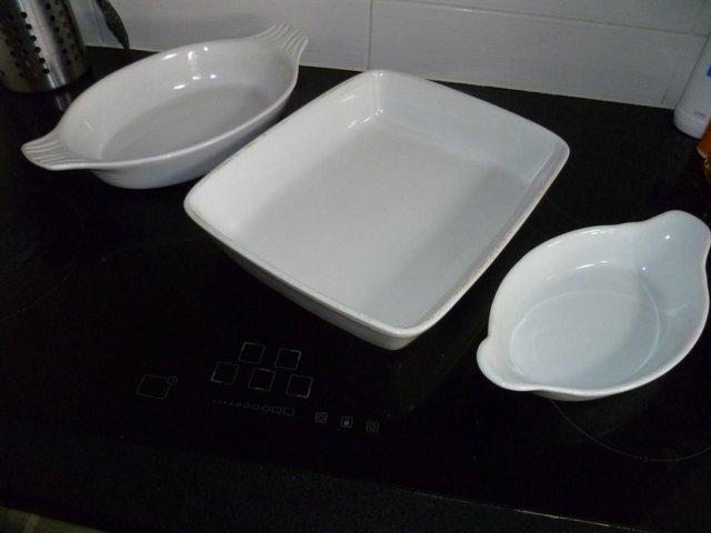 Preview of the first image of 3 Ceramic Oven to Table Dishes.