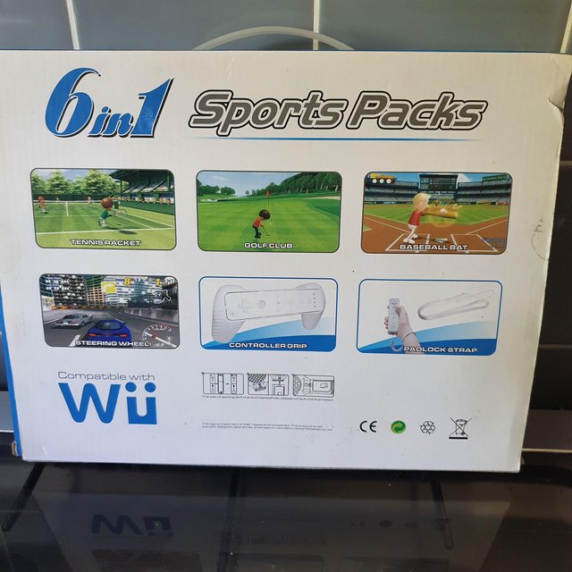 Preview of the first image of New Nintendo Wii 6 in 1 Sports Pack.