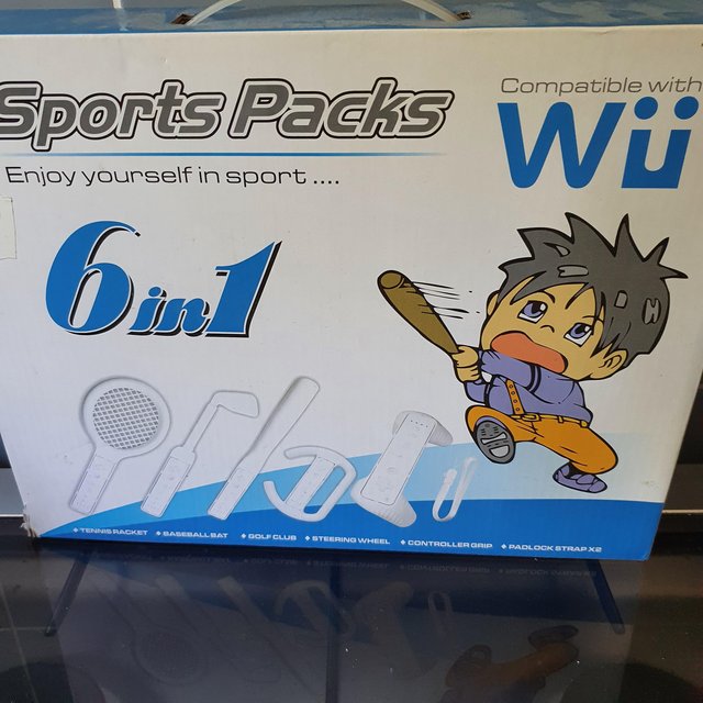 Image 2 of New Nintendo Wii 6 in 1 Sports Pack