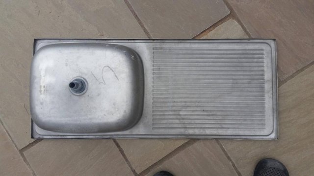 Image 2 of Caravan / campervan metal sink