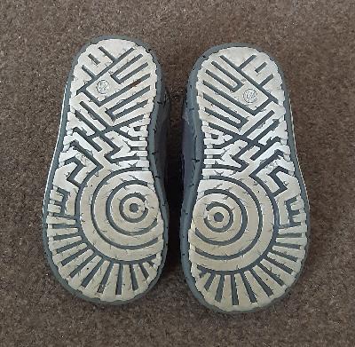 Image 3 of Bartek Toddlers Black/Grey Football Theme Shoes - Size EU 21