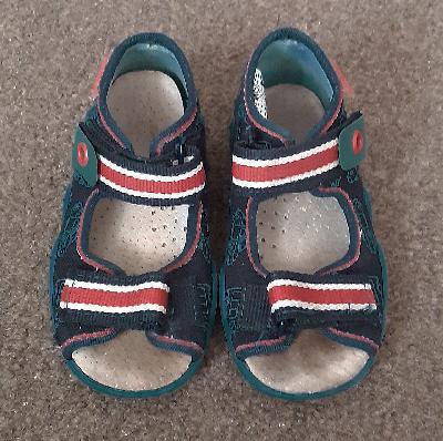 Image 2 of Befado Toddlers Navy & Red Sandals - Size EU 22