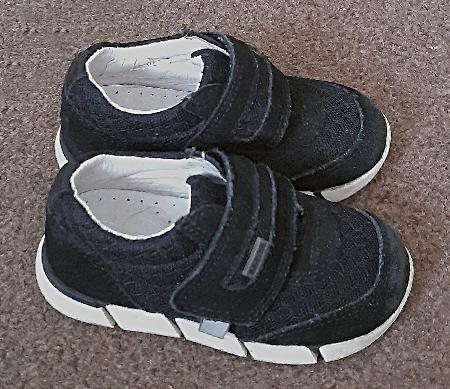Image 3 of Bartek Toddlers Black Velcro Trainers - Size EU 22