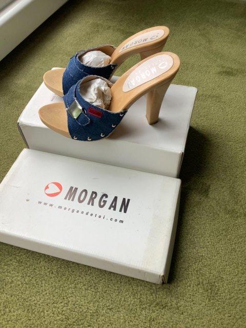 Image 2 of Chic and Super Comfortable Italian Made Morgan Mules Size 39