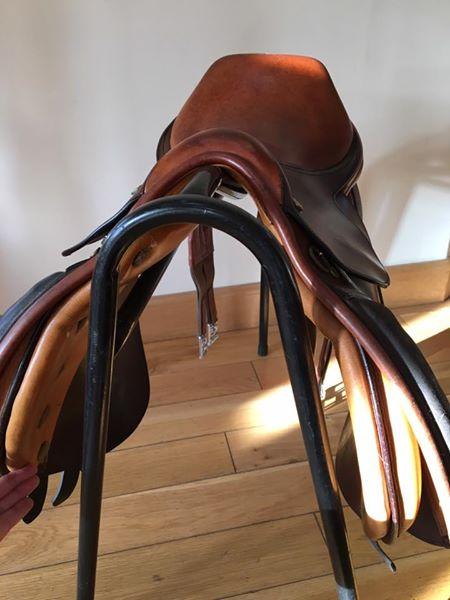 Image 3 of Close contact Pessoa style leather pony saddle