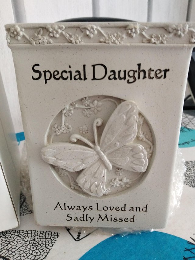 Image 2 of Special Daughter Grave Pot - Brand new