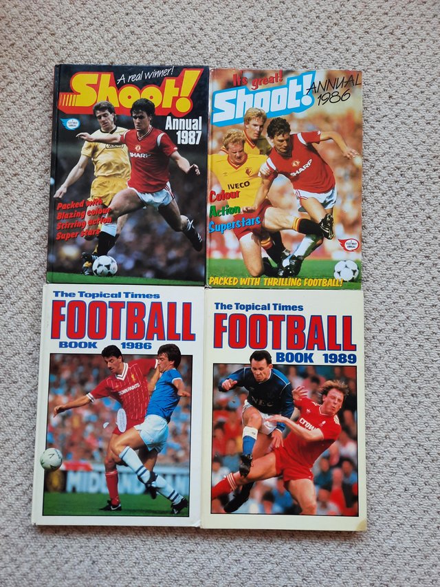 Preview of the first image of Football Annuals Vintage 1980s.