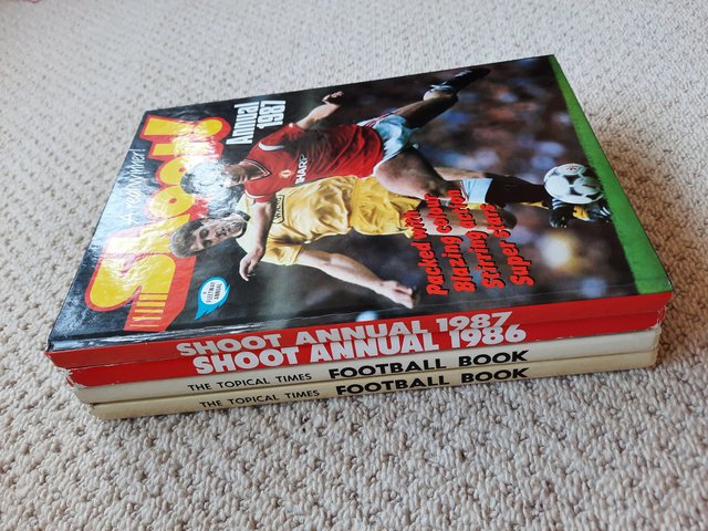 Image 2 of Football Annuals Vintage 1980s