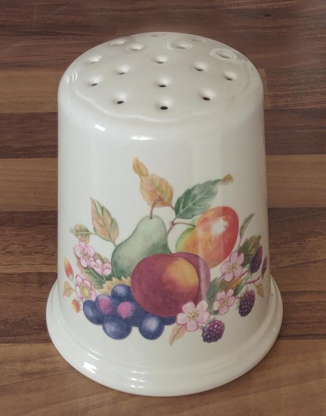 Preview of the first image of Vintage Fresh Fruits Johnson Brothers Flour/Sugar Shaker.