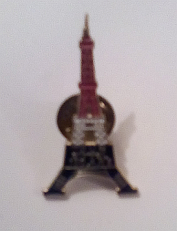 Image 2 of Paris - Eiffel Tower Badge from approx 1978