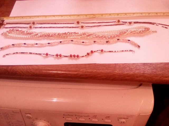 Image 2 of Necklaces x 4 different types beads and art pearls
