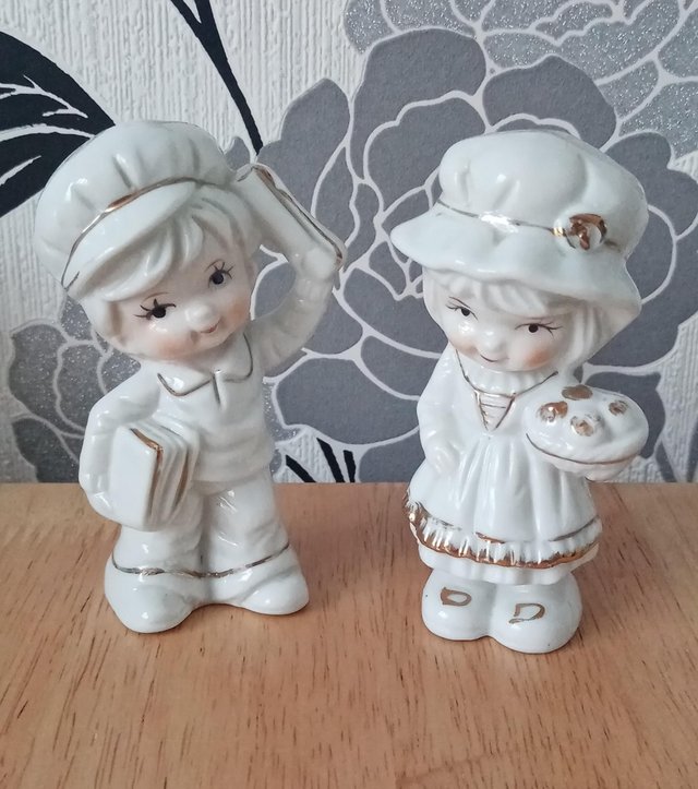 Image 2 of 2 vintage old figurines In good condition