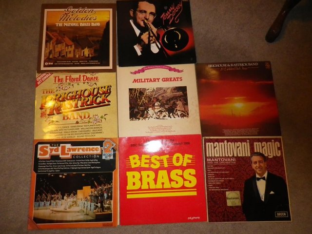 Preview of the first image of VINYL RECORDS BEST OF BRASS 10 x 12" VINYL RECORDS AS NEW.