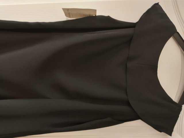 Image 3 of Paz Torras Woman's black asymetrical dress size 14