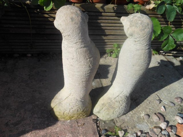 Image 2 of Meerkat PAIR 12 Inches Tall Garden Ornaments