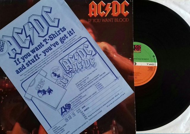 Preview of the first image of AC/DC ’If You Want Blood’ 1978 UK 1st Press LP. EX/VG+.