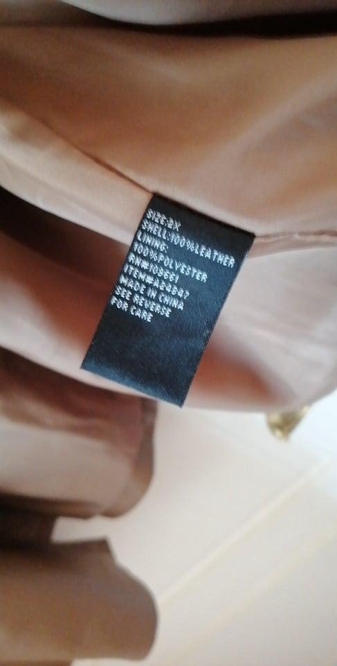 Preview of the first image of Ladies Leather Jacket in Tan Leather.