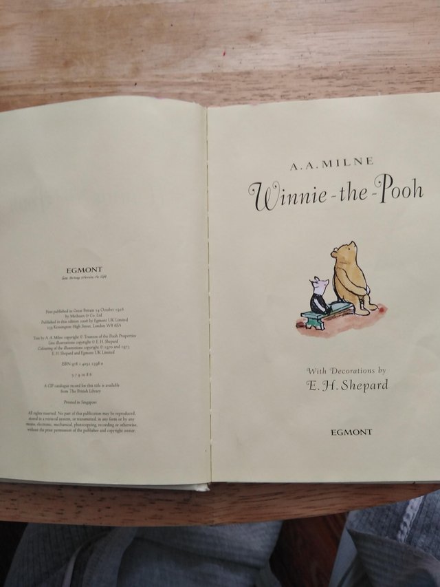 Image 2 of Collectable Winnie The Pooh / A. A. Milne - 5th Print book
