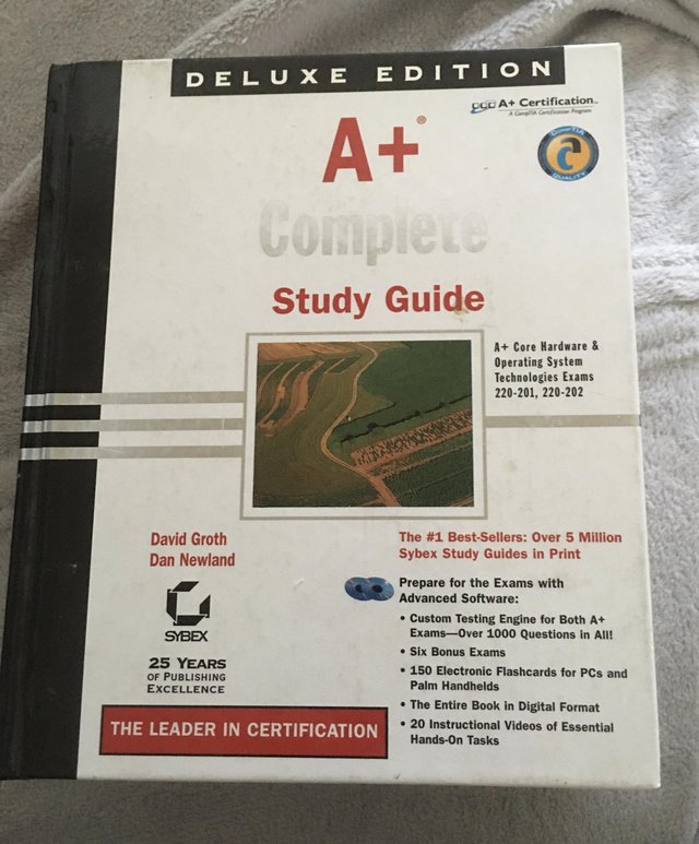 Preview of the first image of Computer Study Guide plus CD with test questions.