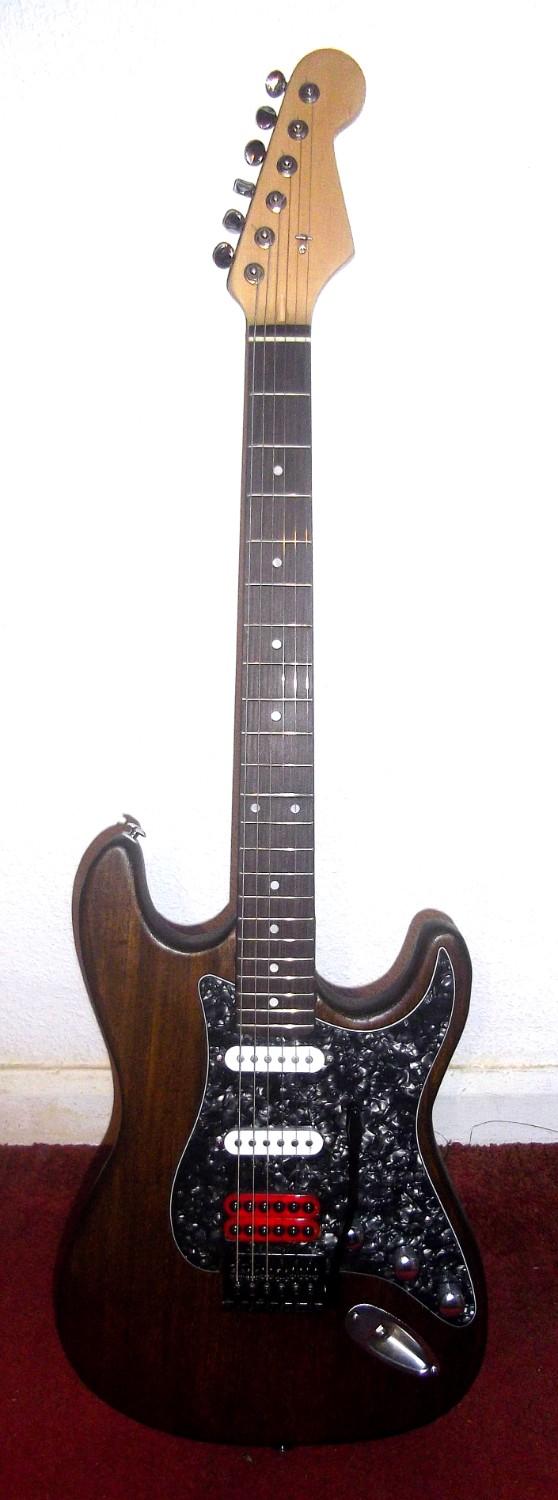 Preview of the first image of Natural Brown Stratocaster Guitar.