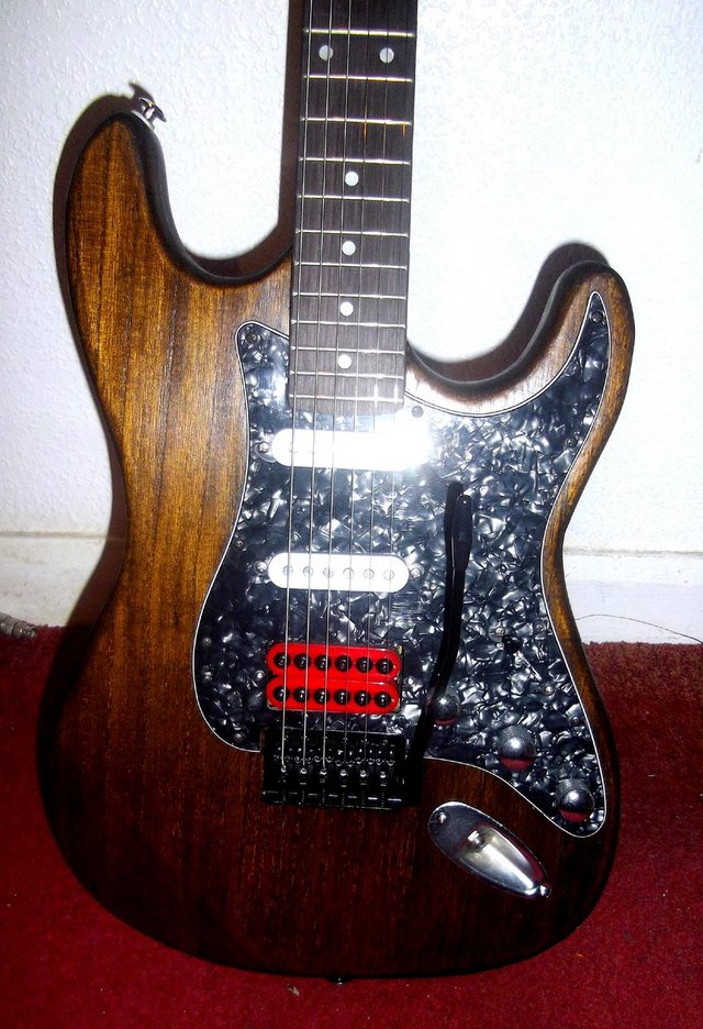 Image 2 of Natural Brown Stratocaster Guitar
