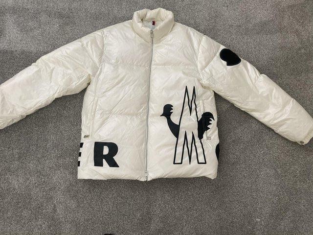 Preview of the first image of Moncler Fresian Down Jacket Puffer XL.