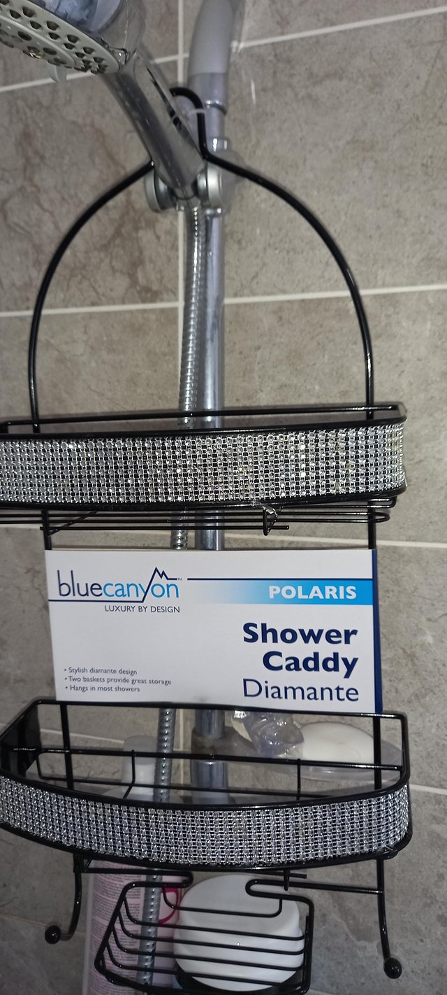 Preview of the first image of SHOWER CADDY, BRAND NEW , EXTRA STORAGE FOR SHOWER GELS SOAP.