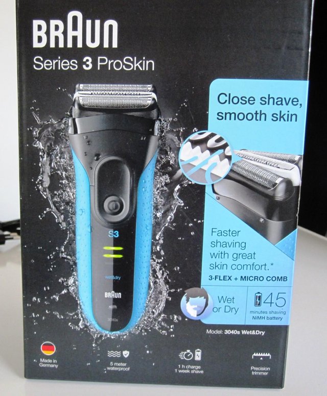 Preview of the first image of Braun Series 3 ProSkin 3040s Wet & Dry Electric Shaver..