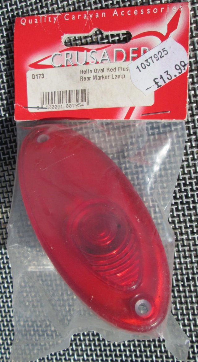 Preview of the first image of Hella Oval Rear Red Marker Light Caravan Motorhome.
