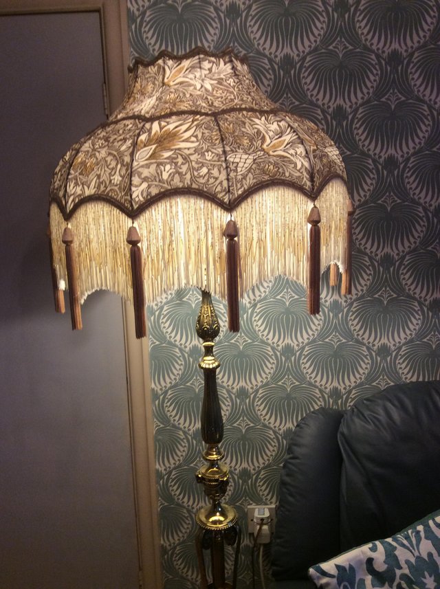 Preview of the first image of Solid brass Victorian Standard Lamp.