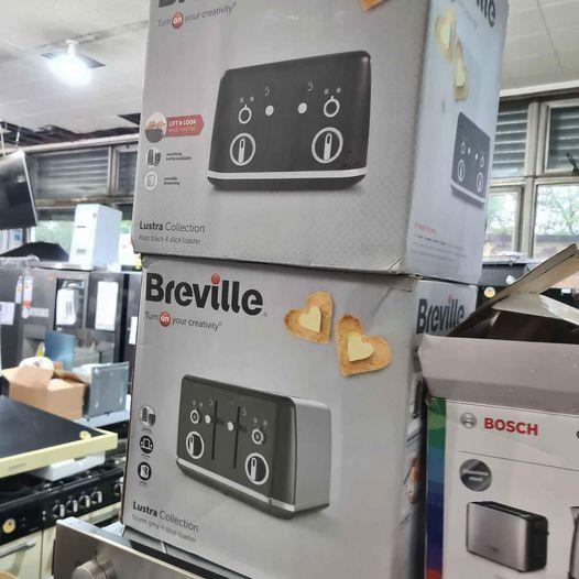 Preview of the first image of Breville lustra collection grey toaster and kettle brand new.