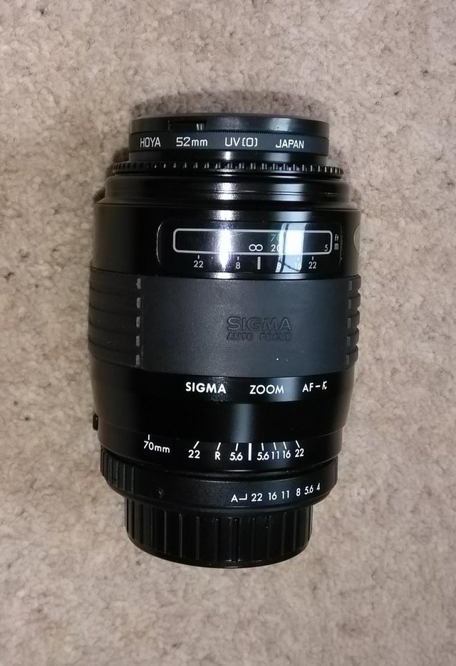 Preview of the first image of Sigma telephoto zoom autofocus lens 70-210mm K fitting.