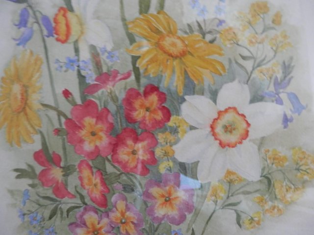 Image 3 of "Spring Flowers" Signed Painting-Framed