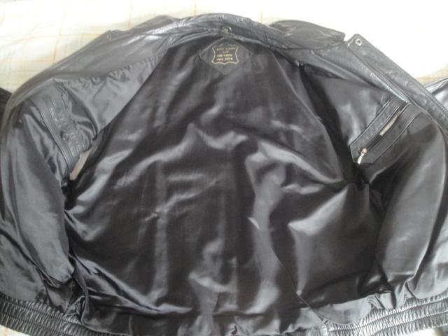 Image 3 of Black Leather Waistcoat /Jacket with Zip off sleeves.C424/10