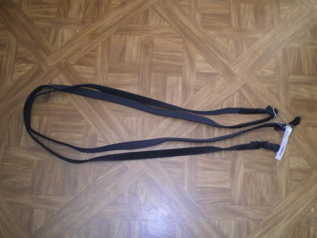 Image 2 of NEW Black Webbing Endurance Bridle and Reins, Full Size